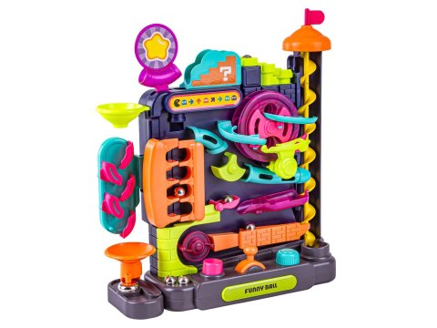 Kulkowy Tor Przeszkód Zjeżdżalnia Zjazd Dla Kulek Kulodrom Zabawka interaktywna