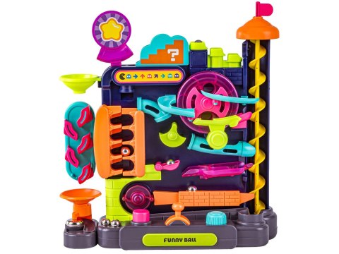 Kulkowy Tor Przeszkód Zjeżdżalnia Zjazd Dla Kulek Kulodrom Zabawka interaktywna