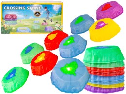 Ścieżka Sensoryczna Dla Dzieci ŚWIECĄCE KAMIENIE BALANSUJĄCE 8 Szt Trening Równowagi