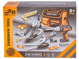 Torba Narzędziowa Małego Majsterkowicza Zestaw Narzędzi Wkrętarka Akcesoria