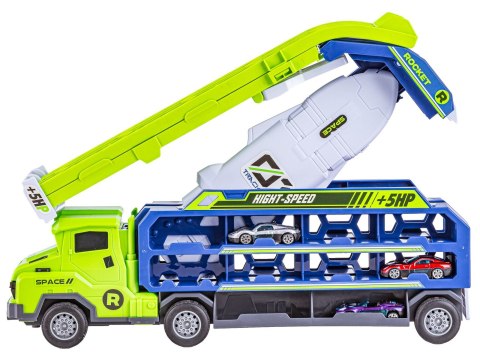 Transporter Z Wyrzutnią Ciężarówka Resoraki Duża Wyrzutnia Dla Aut Samochody Tir Laweta