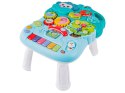 Wielofunkcyjny Interaktywny Jeździk Pchacz Chodzik Edukacyjny Stolik Grający 4w1 Niebieski