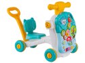 Wielofunkcyjny Interaktywny Jeździk Pchacz Chodzik Edukacyjny Stolik Grający 4w1 Niebieski