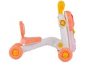 Wielofunkcyjny Interaktywny Jeździk Pchacz Chodzik Edukacyjny Stolik Grający 4w1 Różowy