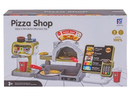 Zestaw do Pieczenia Pizzy Edukacyjna Zabawka Sklep Pizzeria Pizza Ekspres Do Kawy Kasa Fiskalna