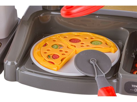 Zestaw do Pieczenia Pizzy Edukacyjna Zabawka Sklep Pizzeria Pizza Ekspres Do Kawy Kasa Fiskalna
