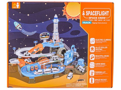 Zjazd Tor Samochodowy Parking Zjeżdżalnia Stacja Kosmiczna Rakieta