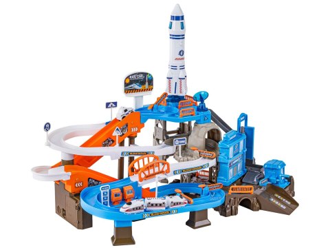 Zjazd Tor Samochodowy Parking Zjeżdżalnia Stacja Kosmiczna Rakieta