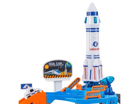 Zjazd Tor Samochodowy Parking Zjeżdżalnia Stacja Kosmiczna Rakieta