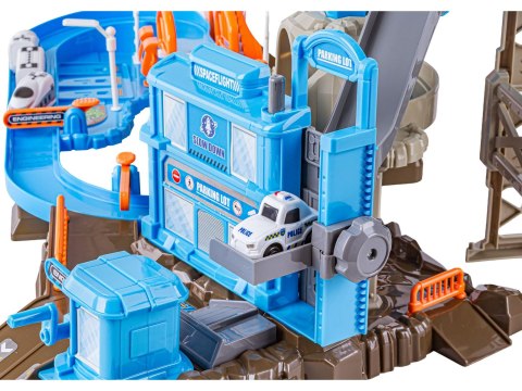 Zjazd Tor Samochodowy Parking Zjeżdżalnia Stacja Kosmiczna Rakieta