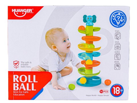 Zjeżdżalnia Dla Piłek Kulodrom Wieża Tor Kulkowy Dla Piłeczek Kolorowe Piłki