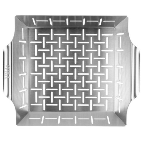 Koszyk do grillowania stalowy perforowany 27x23x5 cm