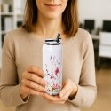 Kubek Termiczny Puszka Kwiaty Bidon Stalowy na Kawę Herbatę ORION 500 ml