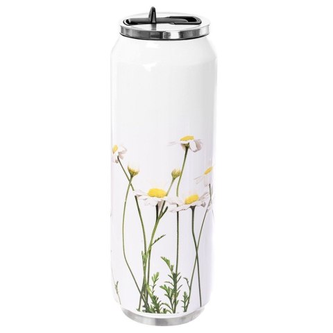 Kubek Termiczny Puszka Kwiaty Bidon Stalowy na Kawę Herbatę ORION 700 ml