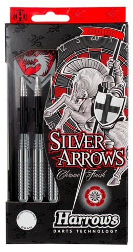 Lotki Rzutki Stalowe Steel Tip do Darta HARROWS STEEL SILVER ARROW 22 g