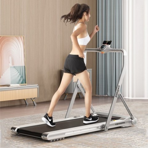 Bieżnia z Nachyleniem Bluetooth Aplikacja Składana KS FITNESS 147x76 cm
