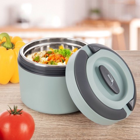 Termos Obiadowy na Zupę Żywność Lunchbox Stalowy Miętowy 1,3 L ORION