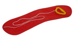 Deska do Zjeżdżania Snowboard na Śnieg Ślizg Czerwony KUBISPORT 69 cm