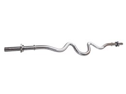 Gryf Łamany Oburęczny do Ćwiczeń Siłowych Cieżarów KUBISPORT 1220/30 mm