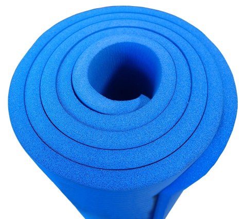 Mata Gimnastyczna do Ćwiczeń Fitness Jogi Pilatesu KUBISPORT 183x60x1,2 cm