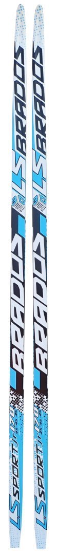 Narty Biegowe Biegówki BRADOS z Czarno-Czerwone Solidne 170 cm
