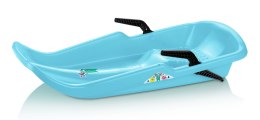 Sanki Bobslej Bob Plastikowe Lazuowe z Hamulcami KUBISPORT 79 cm