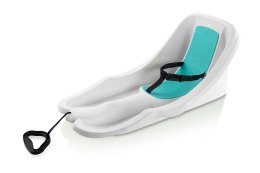 Sanki Bobslej Plastikowe Białe Jeździk dla Niemowląt Dzieci KUBISPORT 73 cm