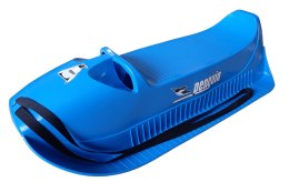 Sanki Plastikowe Niebieskie dla Dzieci z Podnóżkami KUBISPORT 88 cm