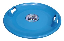 Talerz Zjazdowy Ślizg Ślizgacz Plastikowy Okrągły Niebieski KUBISPORT 60 cm