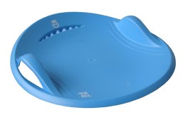 Talerz Zjazdowy Ślizg Ślizgacz Plastikowy Okrągły Niebieski KUBISPORT 60 cm
