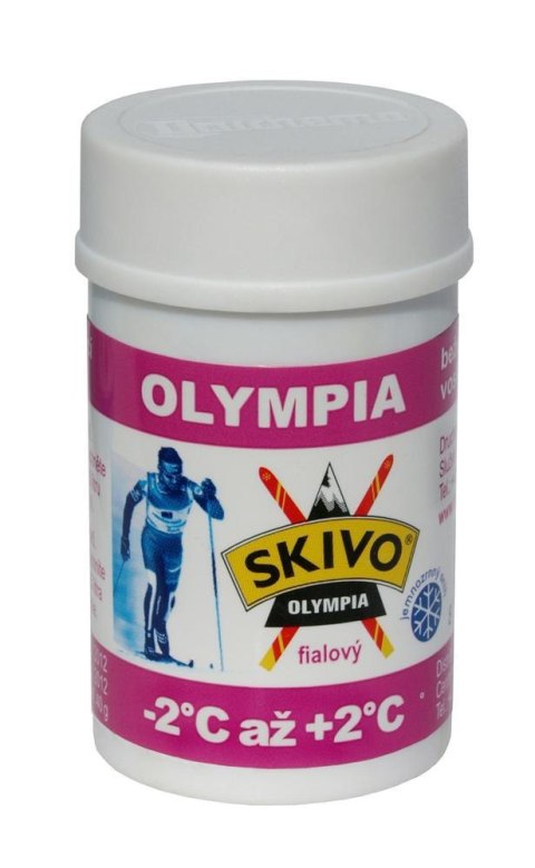 Wosk Uni do Nart Biegowych Biegówek Fioletowy SKIVO OLYMPIA 40 g
