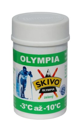 Wosk Uni do Nart Biegowych Biegówek Zielony SKIVO OLYMPIA 40 g