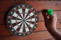 Zestaw 3w1 Tarcza do Rzucania Darta Zabawy Rzutki Lotki KUBISPORT 43 cm