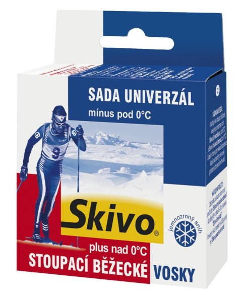 Zestaw Wosk do Nart Biegowych Biegówek na Plus Minus SKIVO OLYMPIA 2x40g